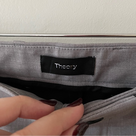 Theory Men’s Zaine Pant in Precision Ponte in Grey Size 40 - Picture 5 of 9